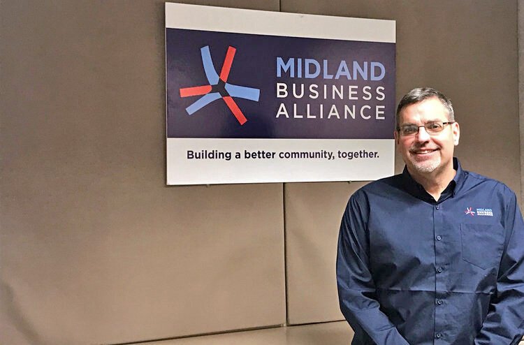 Tony Stamas, president and CEO of the Midland Business Alliance, co-chairs the Midland Business Inclusion Council with Amy Beasley.