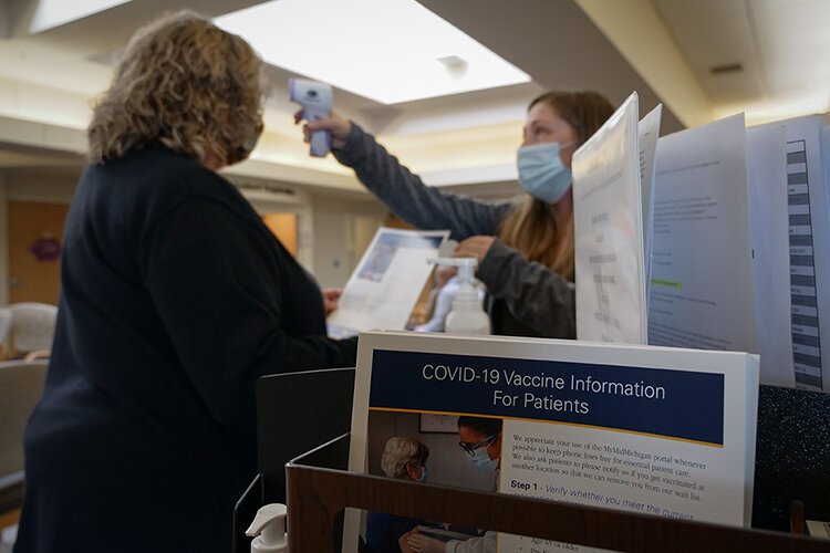 While MidMichigan Health is seeing a variety of patients through telemedicine, some patients do still need to come into the office. To help prevent the spread of COVID-19 for these patients and the staff, screening precautions are in place.