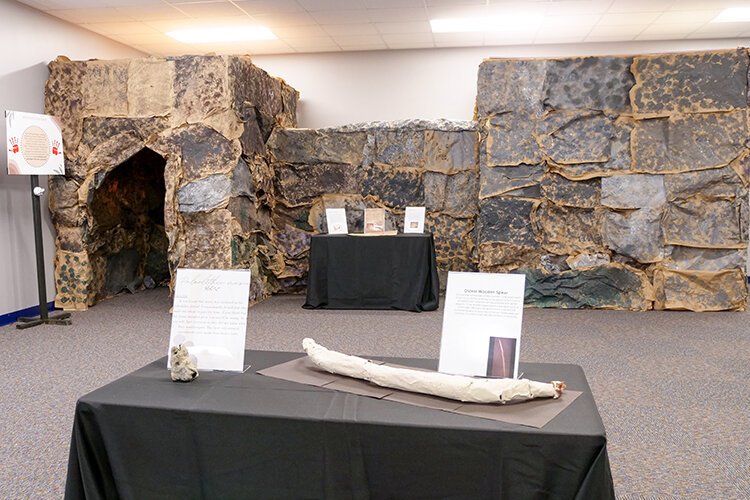 Renaissance Academy's Museum of Ancient History Paleolithic & Neolithic Cave.