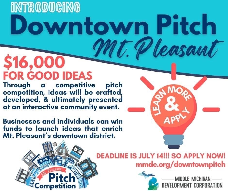 The first ever Downtown Pitch Competition is offering $16,000 for great ideas.