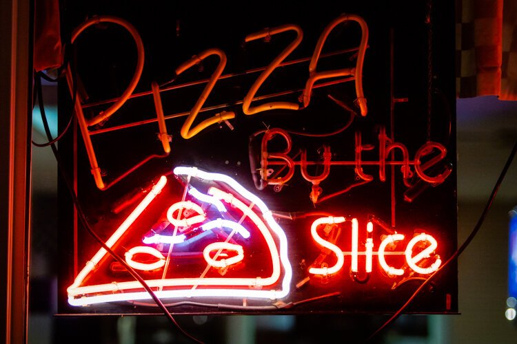Once night falls, neon lights up various Mt. Pleasant establishments. Places like Marty’s Bar, Pixie Diner, Jon’s Diner, and others have neon signs that add color to the central Michigan evenings. 