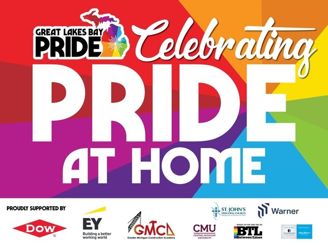 The 2020 Great Lakes Bay Pride Festival takes place in homes and neighborhoods. 