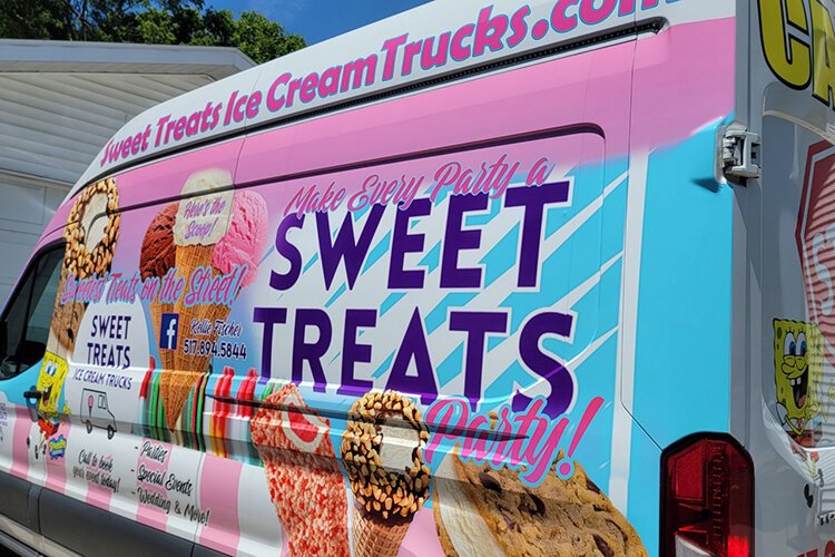 Sweet Treats Ice Cream Trucks currently have two trucks, but they are working on adding a third truck to their sweet fleet.