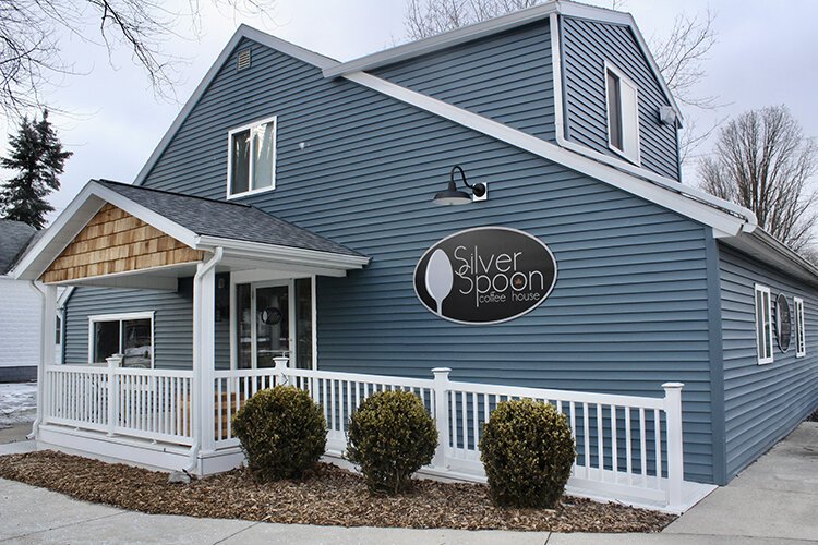 Silver Spoon Coffee House is located at 175 E. Wright Ave. Shepherd.