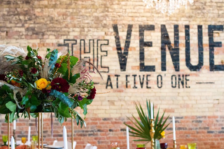 The Venue at 501 hosts a variety of weddings, showers, and events through the year.