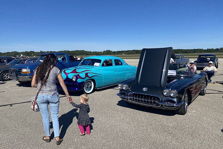 Wings and Wheels also showcased custom, antique, hot rod, and classic cars.