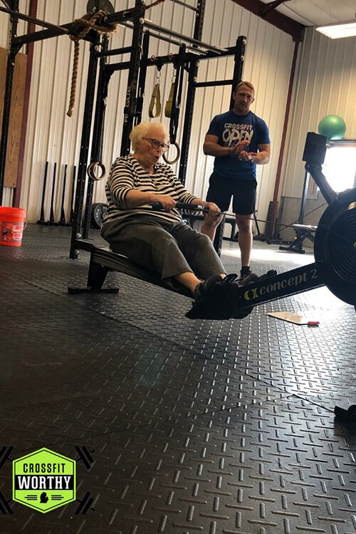 Worthy Health & Fitness offers a class in the morning, known as Legends, for individuals ages 70-90 that wish to have a healthier lifestyle. 