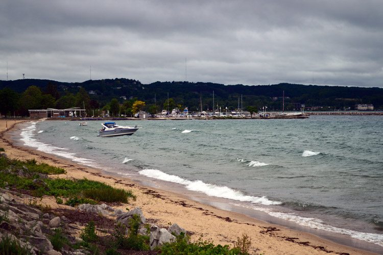 Lake Michigan vista.