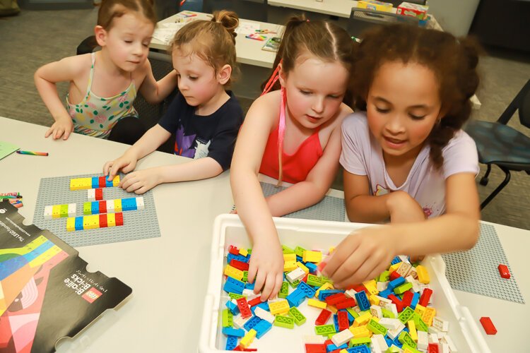 Legos in braille offer an opportunity to learn while using a familiar tool. 