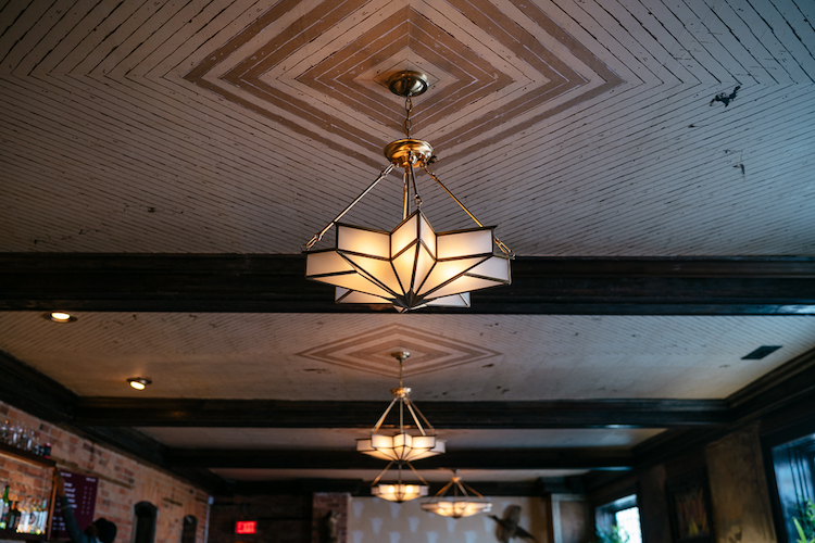 Ceiling detail at Kiesling