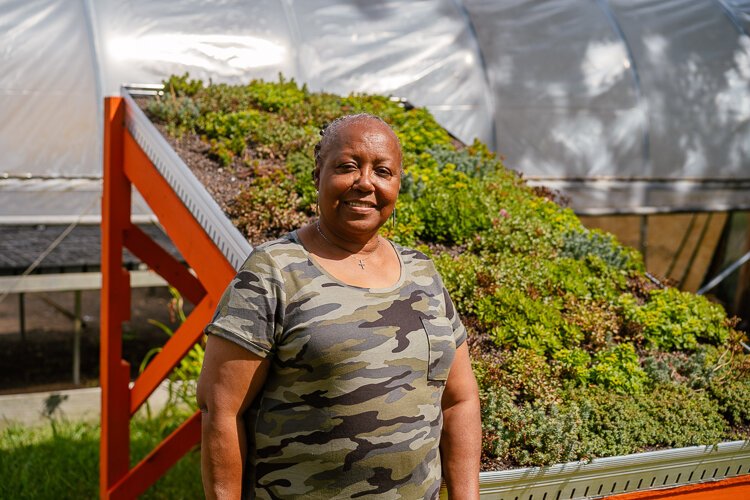 Jerry Hebron is the executive director of Oakland Avenue Urban Farm.