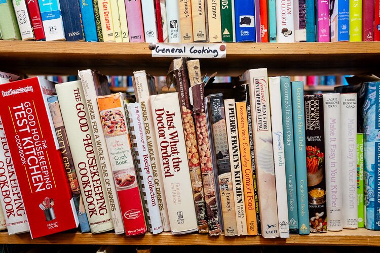 Amy Haimerl's go-to section at John King is the cookbook section.