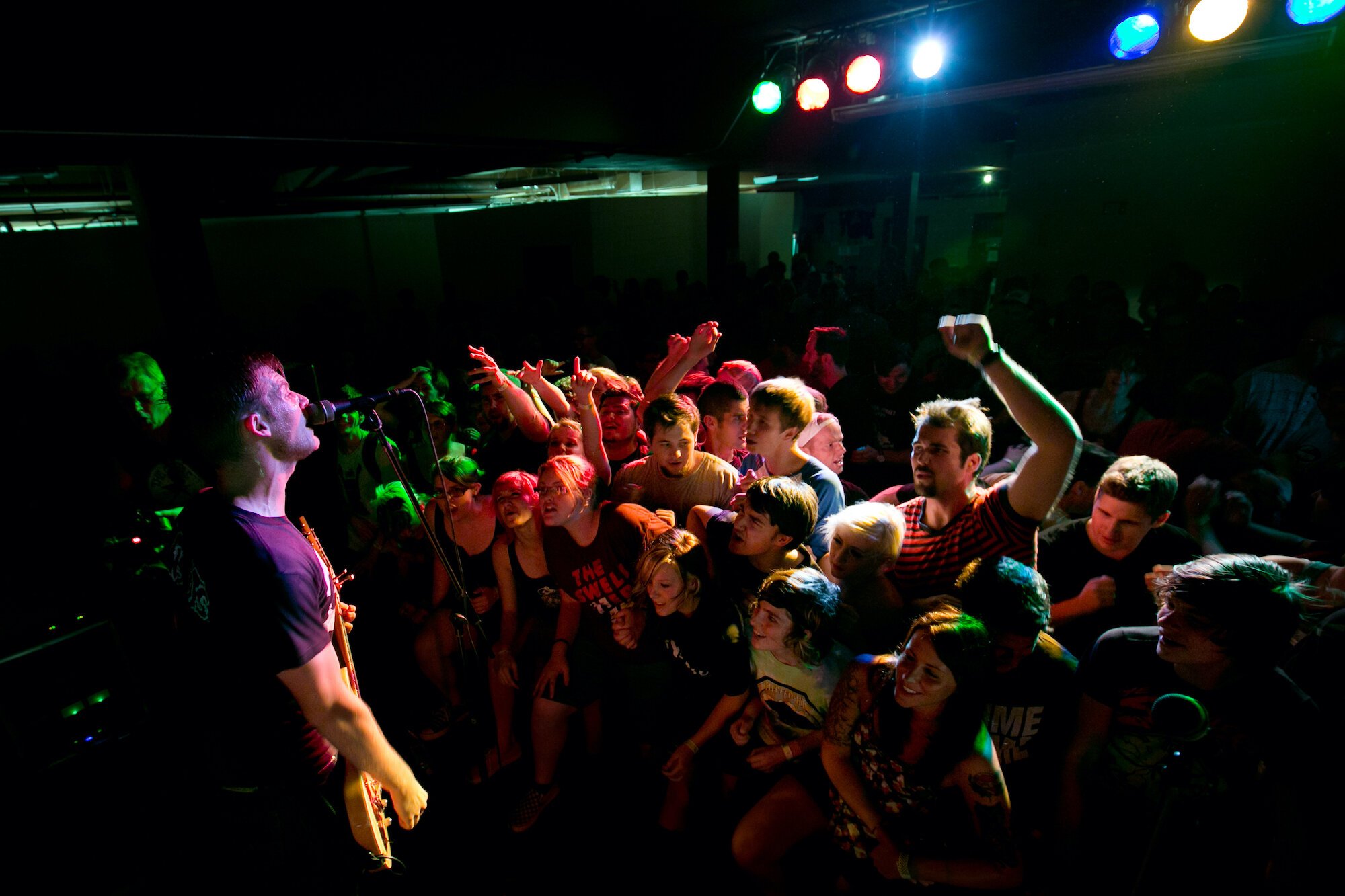 The Swellers during a performance at Flint Local 432.