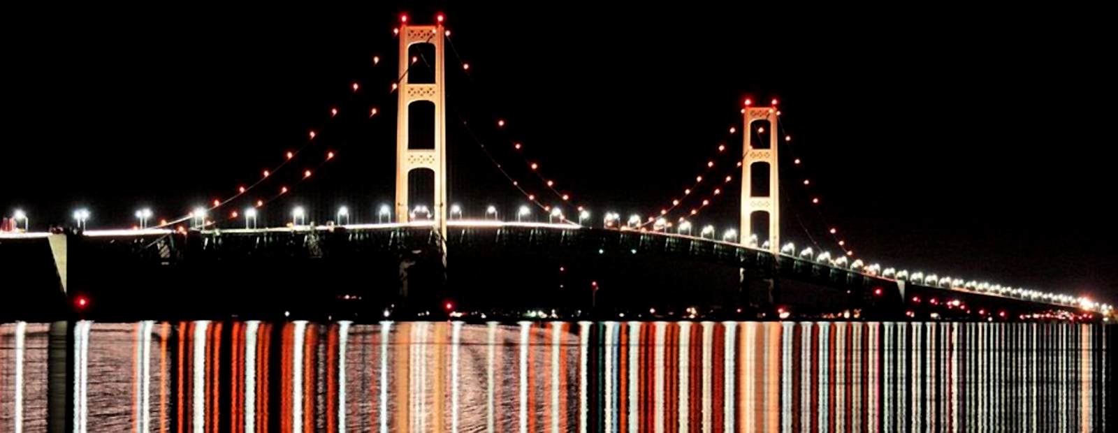 The Mackinac Bridge is always a beautiful sight to behold. 