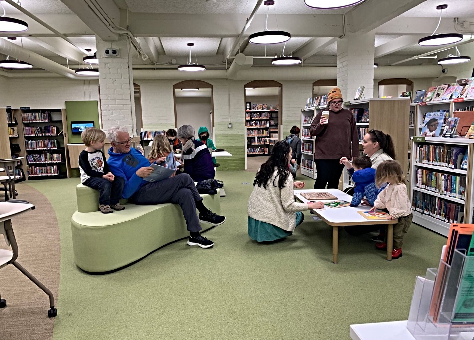 The library is a natural hub for connection and trust-building.