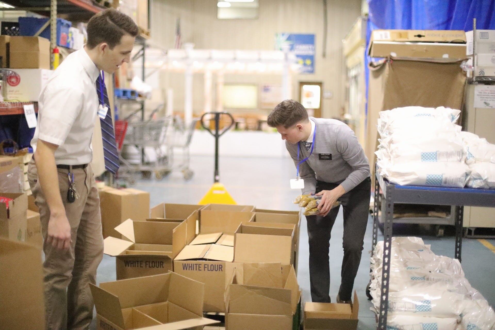 Humanity first: Members of the Church of the Latter-day Saints volunteer at Zaman