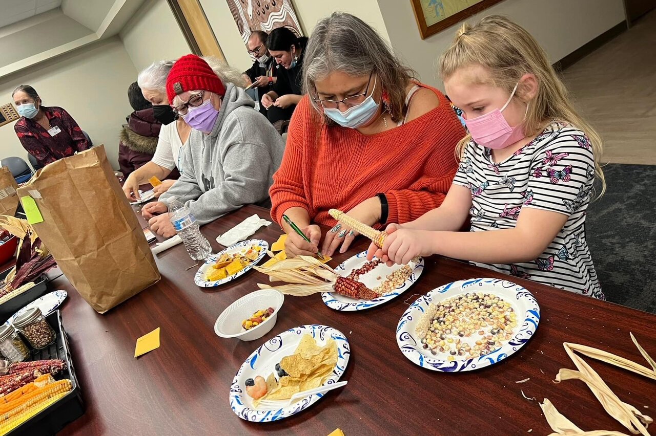 Participants enjoy BMCC's 13 Moons of Anishinaabe programming.