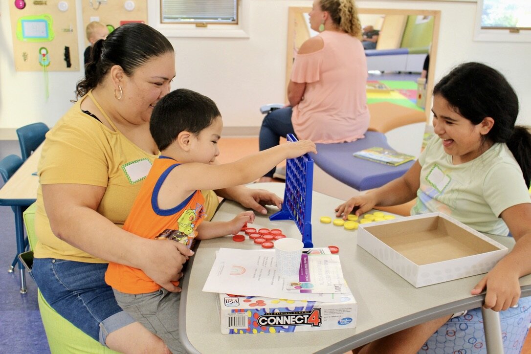 Children play at the Children's Healing Center.