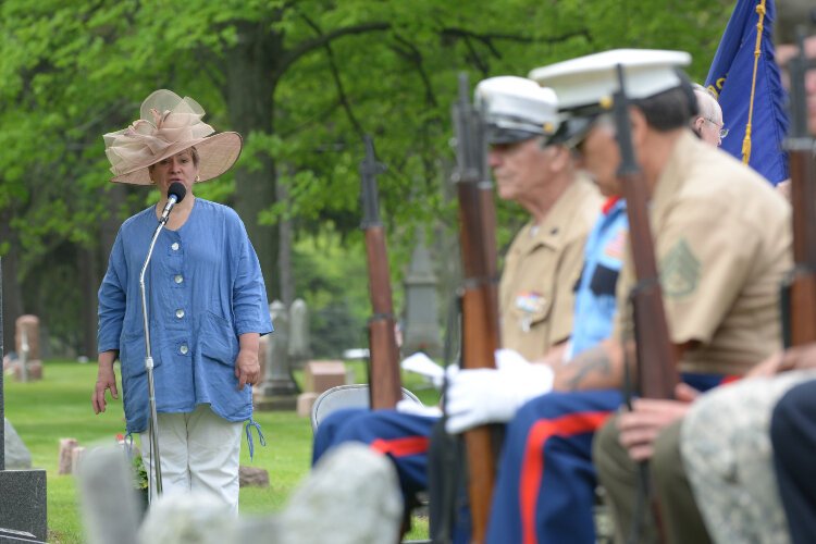 The Holland Memorial Day ceremony will happen without a parade this year due to COVID-19. File photo 2015.