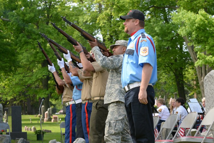 The Holland Memorial Day ceremony will happen without a parade this year due to COVID-19. File photo 2015.