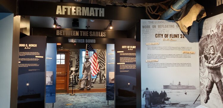 The Armistice Day Storm exhibit at the Port of Ludington Maritime Museum shines a spotlight on the deadliest storm in Great Lakes history.