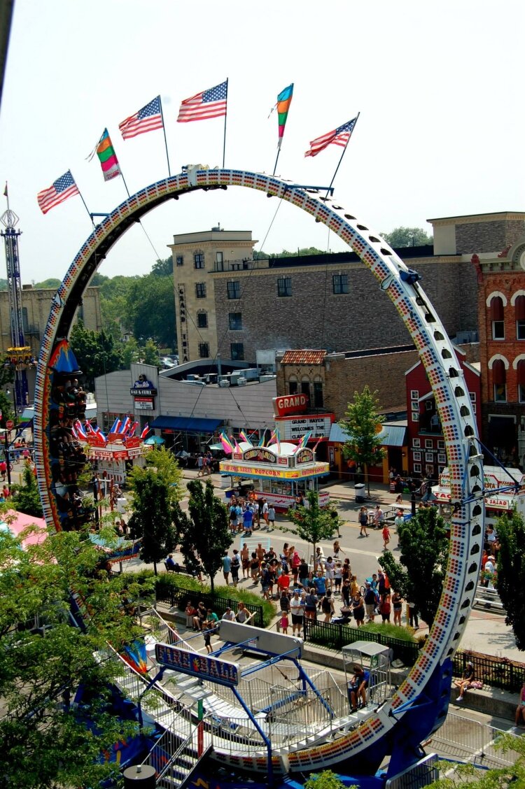 The Coast Guard Festival carnvial is favorite among locals and visitors alike.