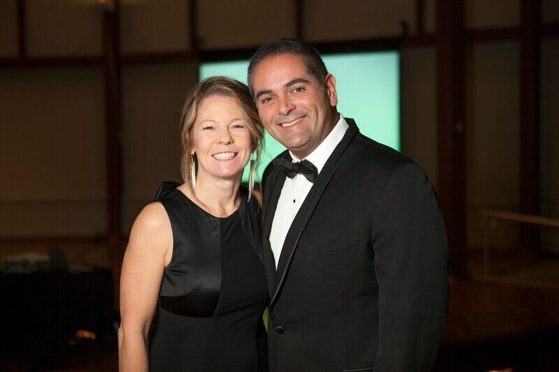 Ed and Tina Amaya at the LAUP Gala. 