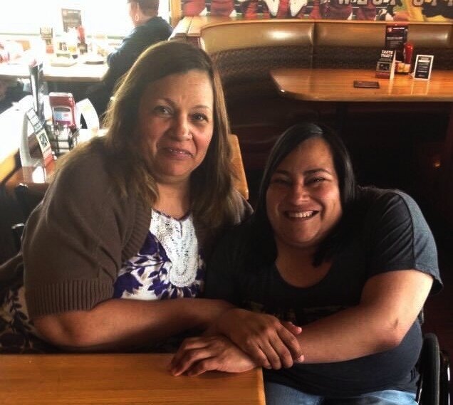 Lucia with her mom, Rosalinda.