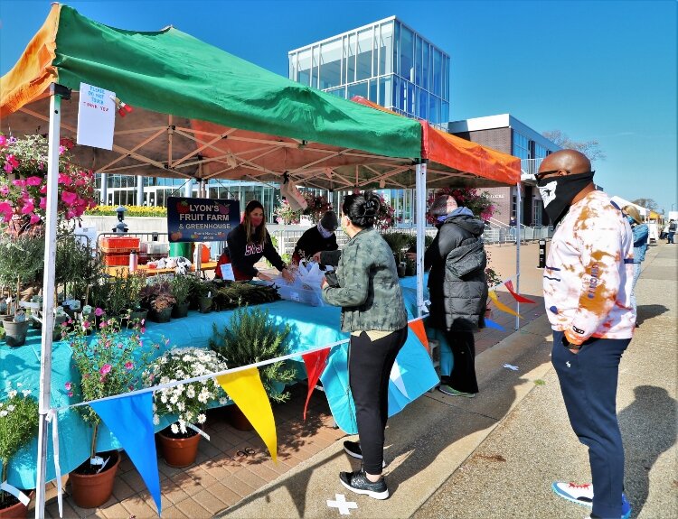 Even with new safety rules, farmers markets are seeing higher attendance.