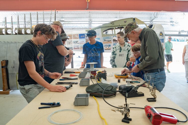 Aviation Camp at Muskegon County Airport aims to help make school relevant for kids, giving middle school students an opportunity to learn about various aviation career paths. 