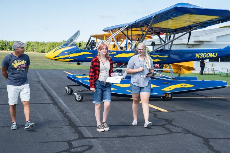 Aviation Camp at Muskegon County Airport aims to help make school relevant for kids, giving middle school students an opportunity to learn about various aviation career paths. 