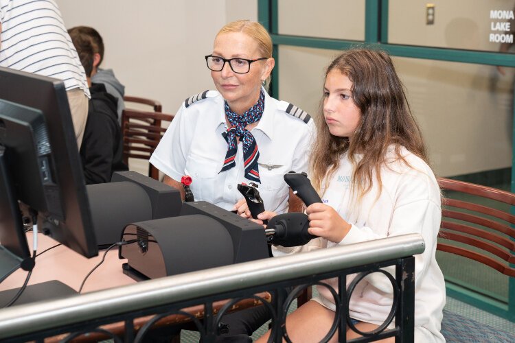 Aviation Camp at Muskegon County Airport aims to help make school relevant for kids, giving middle school students an opportunity to learn about various aviation career paths. 