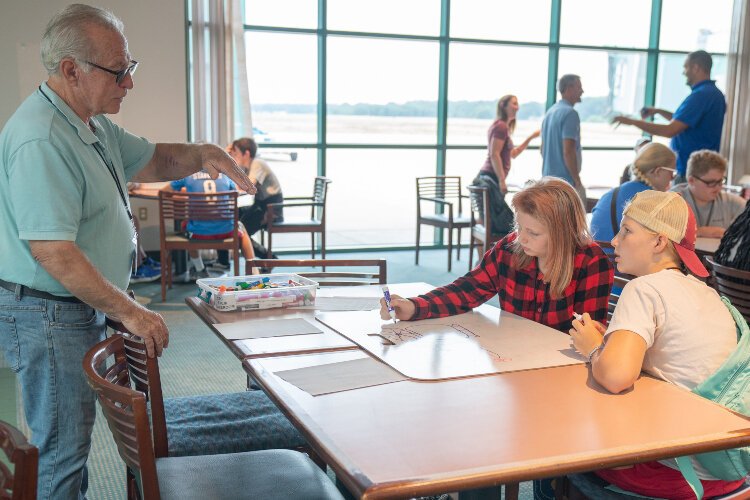 Aviation Camp at Muskegon County Airport aims to help make school relevant for kids, giving middle school students an opportunity to learn about various aviation career paths. 