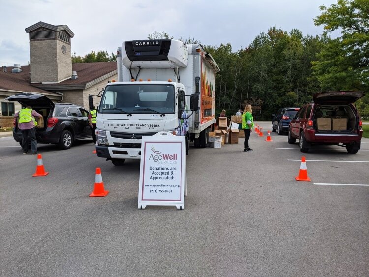 Agewell Services of West Michigan will help the city of Muskegon feed those in need during two drive-thru events.