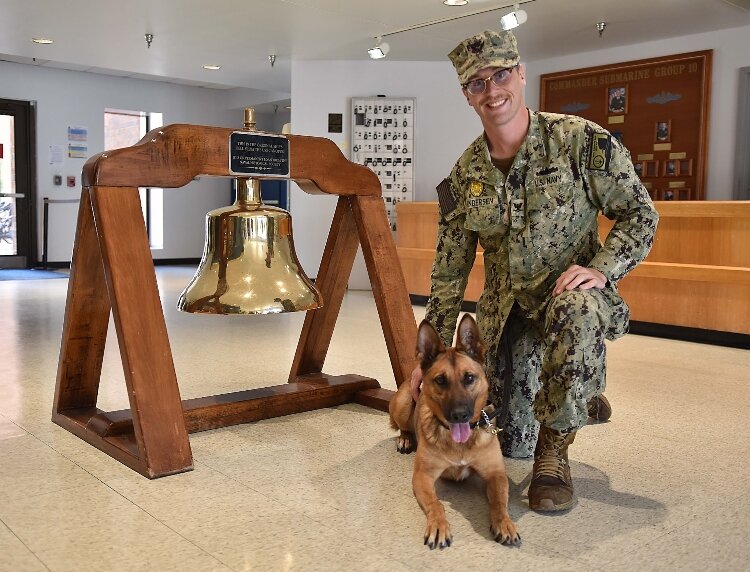 Petty Officer 3rd Class Elliott Andersen is a Wayland High grad.