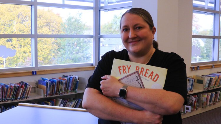 Anne Pott, a library assistant at HDL, is organizing a Community Cookbook inspired by this year’s Little Read book, Fry Bread: A Native American Family Story.