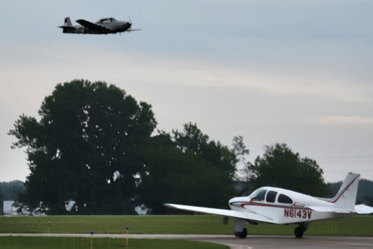 Families could see aviation technology in action with several flyovers during Aviation Day at West Michigan Regional Airport.