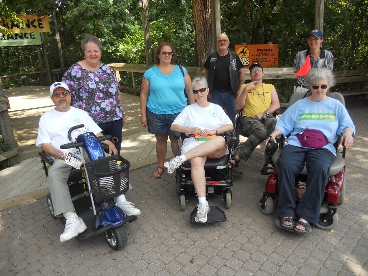 Disability Network Southwest Michigan's brain injury survivor’s support group visit Binder Park Zoo in Battle Creek. (DNSWM)