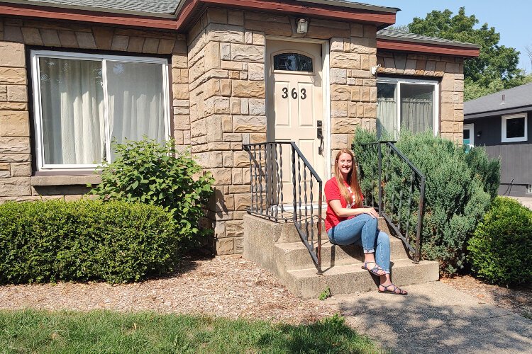 The Teachers Live Here grant program is helping Holland Public School teachers put down payments on in-district and near-district homes. Holland High School math teacher Christine Boatman now lives close enough to walk to work.