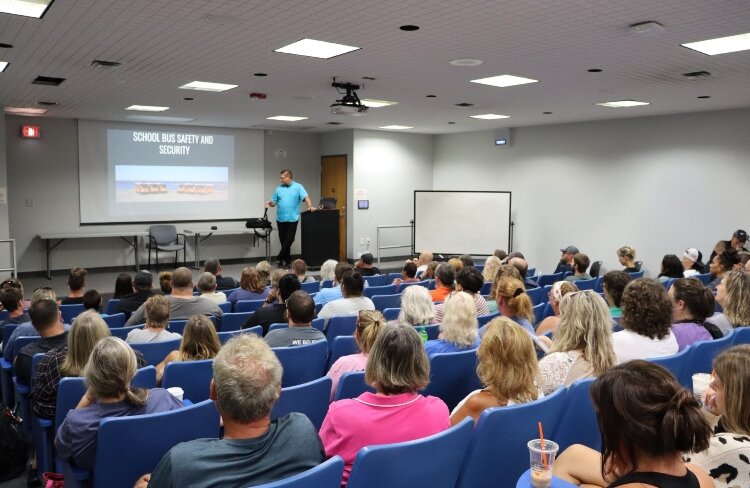 Training combined classroom sessions with hands-on drills, using school buses as real-world practice sites.