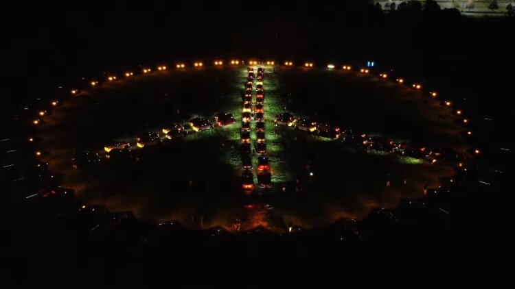 The Tesla Owners Club of Michigan and Northern Lights Drone Company of Wisconsin will collaborate to create a light show.