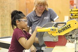 Students in grades six through nine can explore careers through hands-on activities. 