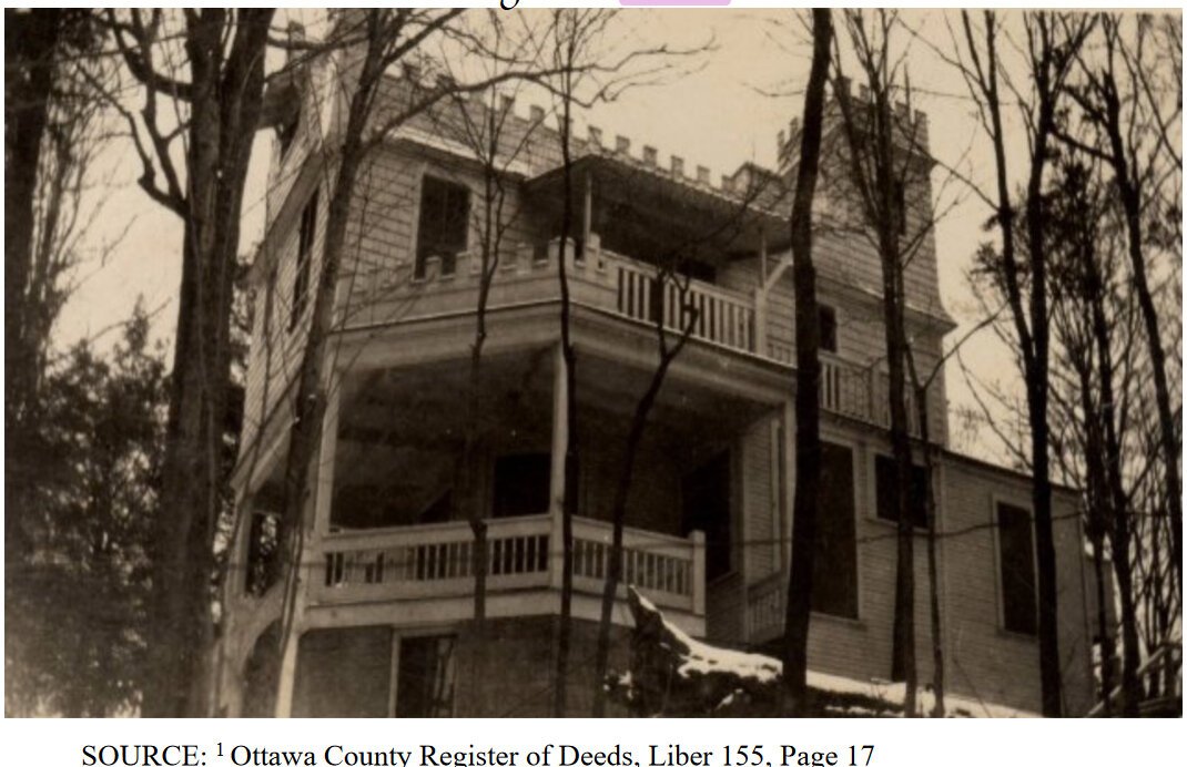 David S. Hopkins owned the Highland Park Castle. He was a prolific designer and architect who originated the mail order system of selling residential architectural plans to homeowners in North America. 