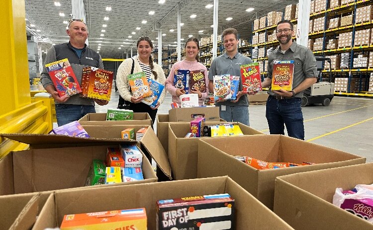 Gentex employees at 12 locations set up collection bins, exceeded the donation goal, and contributed financially to close the funding gap.