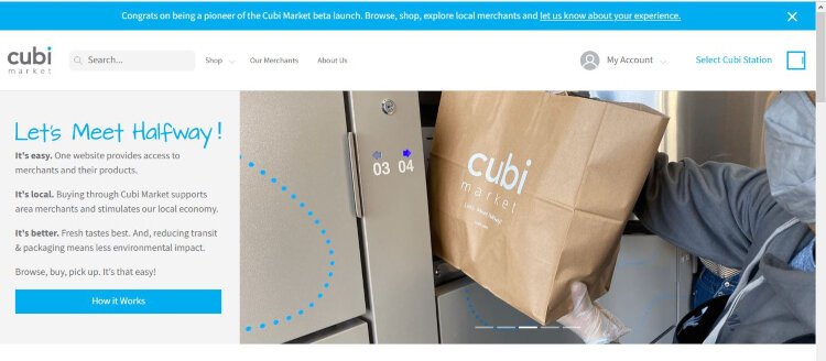 Holland’s Cubi Market prioritizes local businesses by offering a way to safely shop locally online.