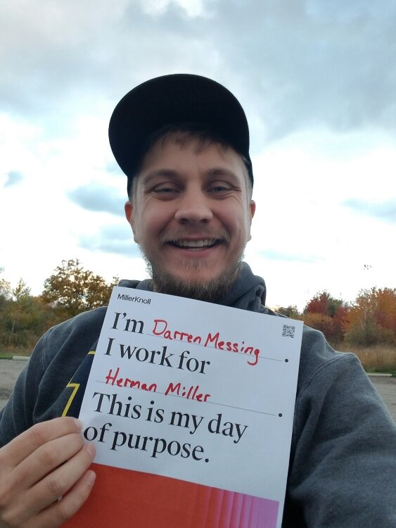 Herman Miller employee Darren Messing participated in the 2021 Day of Purpose.