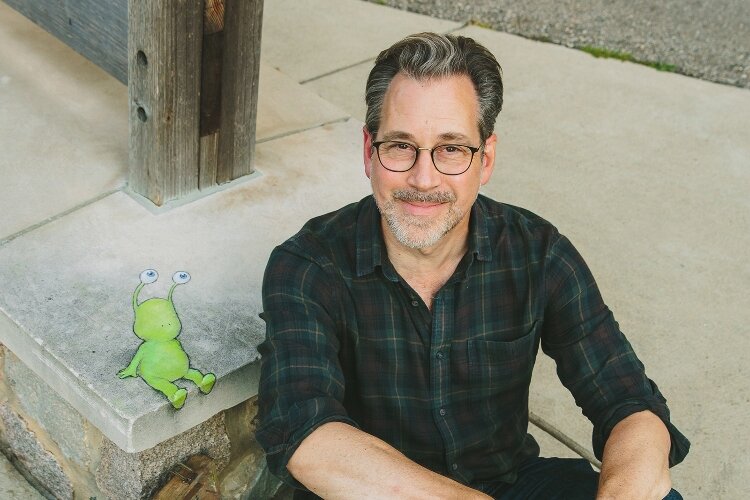 Chalk artist and author David Zinn