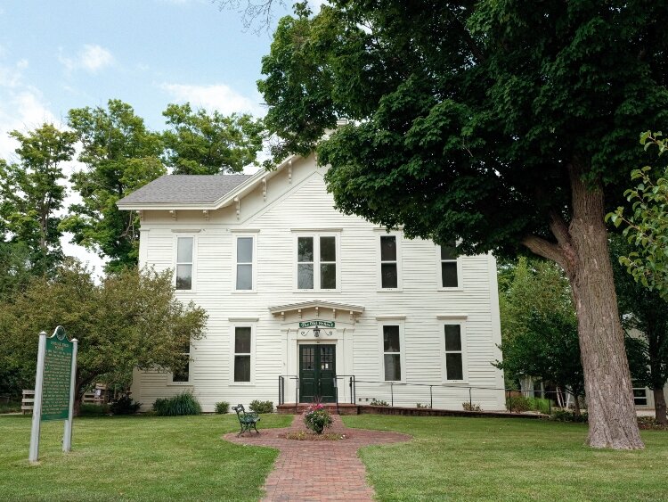 The Old School House is a stop on the Saugatuck/Douglas historic walking tour.