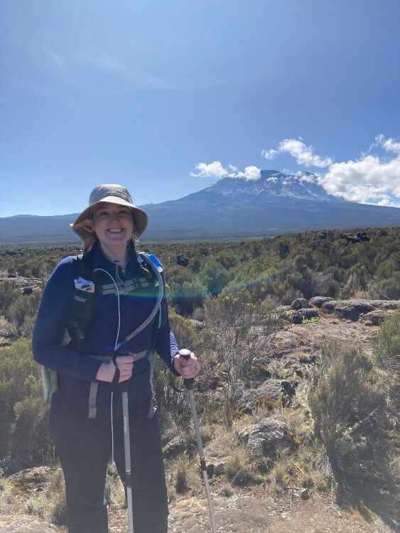 Emily Polet-Monterosso hopes her Mount Kilimanjaro climb will inspire others to donate a kidney.