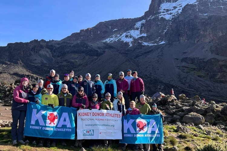 The nonprofit Kidney Donor Athletes set out to prove people who donate a kidney can go on to do amazing things by climbing the highest single free-standing mountain in the world, Mount Kilimanjaro.